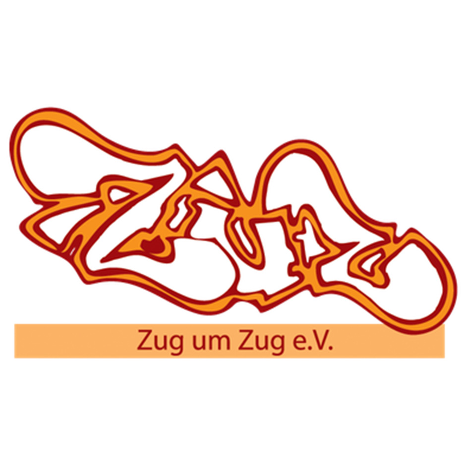 Graffiti-Logo von Zug um Zug eV in Orange